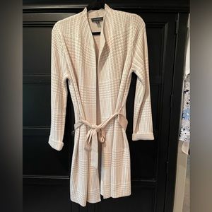 Classy Sweater Tie Waist Cardigan Coatigan - Large